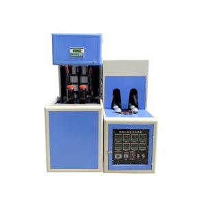 China 2 Cavity Semi Automatic Pet Mineral Water Oil Juice Bottle Making Machine 100-2000ml wholesale