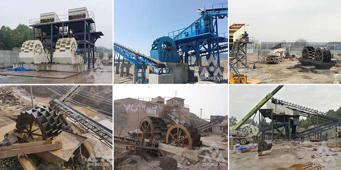 Large Capacity Spiral Sand Washer Machine For Construction