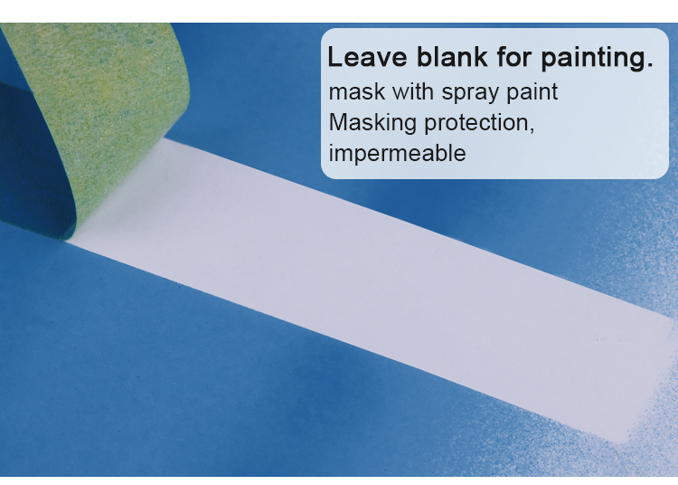 High Temperature Automotive Pre Painters Masking Tape For Car Painting Anti UV