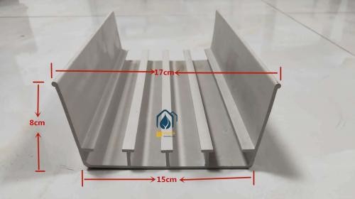 PVC Substrate Planting Gutter Hydroponics For Strawberries And Tomatoes Planting