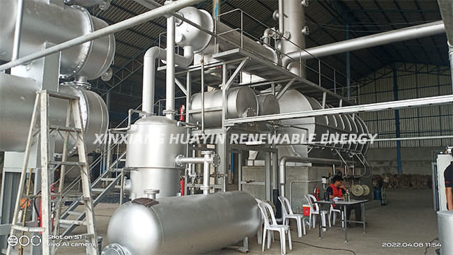Plastic Catalyst Diesel Small Pyrolysis Plant No Pollution