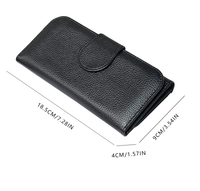 Three Fold Large Size Sublimation Continental Wallet With Multiple Card Slots Clutch For Man And Lady