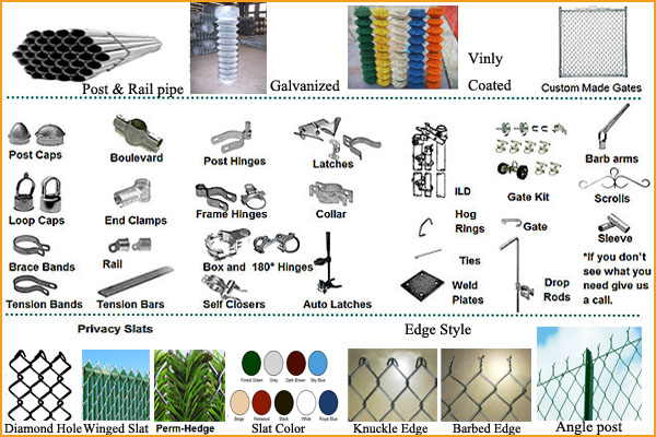 Wholesale 6 foot galvanized used chain link fence for sale