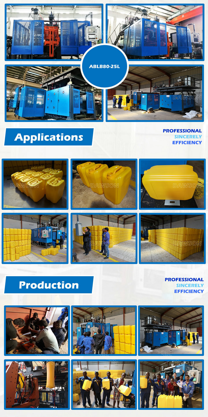 25L 30kw Plastic Blowing Machine 270kn PET Bottle Moulding Machine