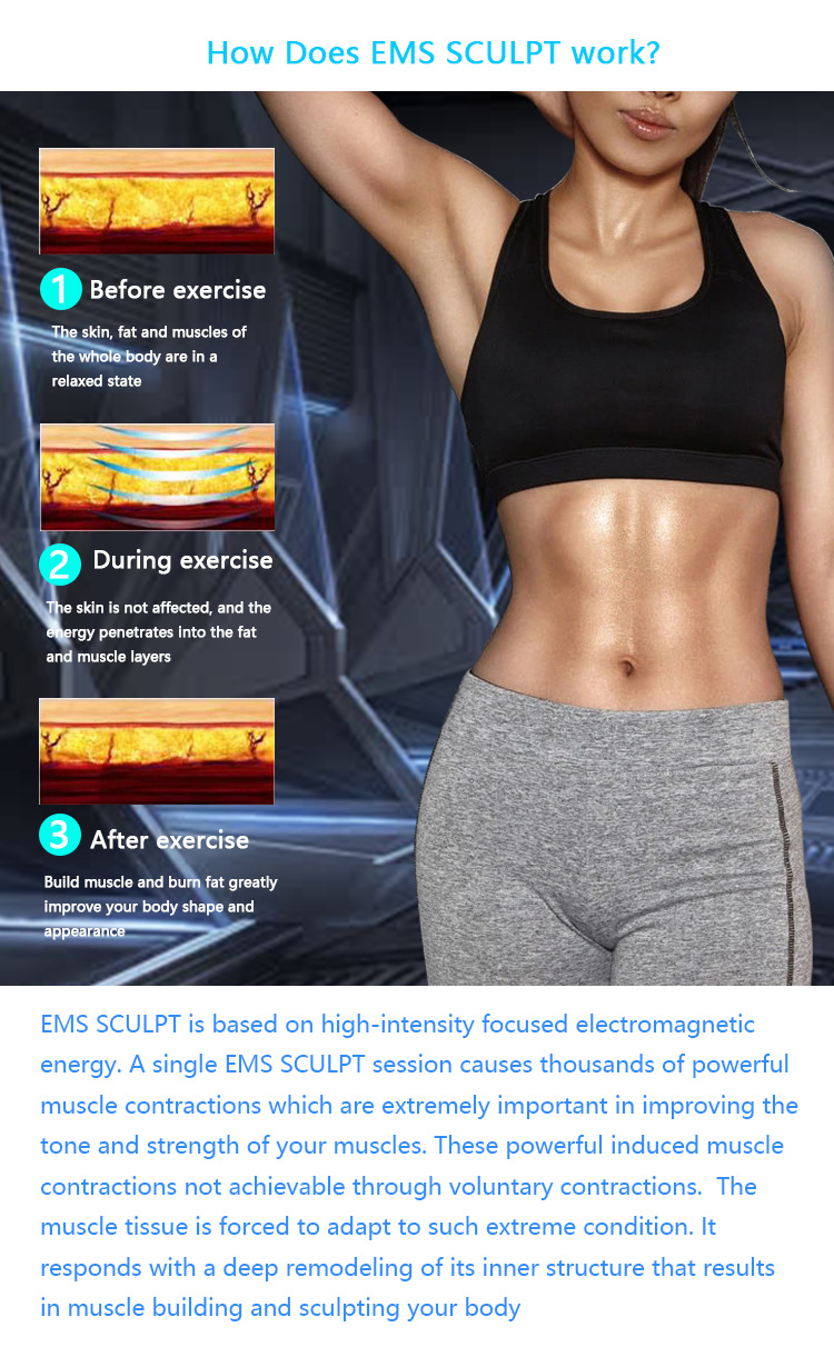 Top 5 selling Portable Ems Body EMShape Em Slim Neo Muscle Stimulator Machine / Ems Neo Rf Slimming Machine
