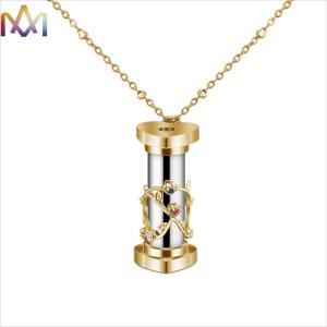 China Mini Womens Engraved Kaleidoscope Pendant Necklace wholesale