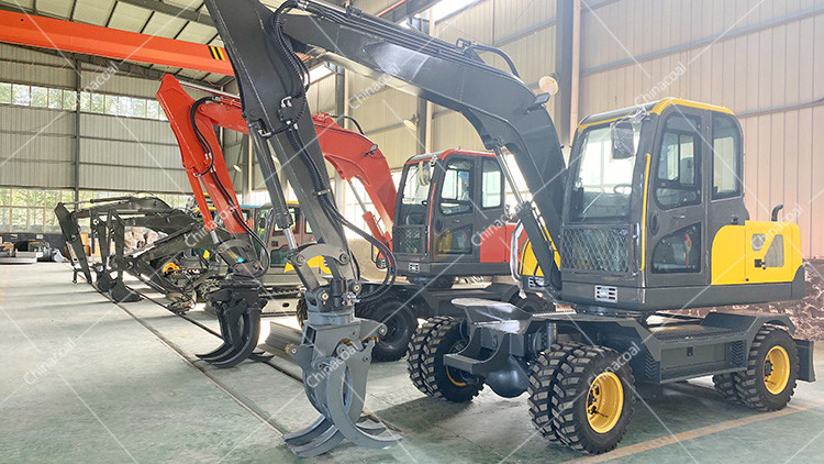 Construction Crushing Large Excavator Big Wheel Excavator With Horsepower