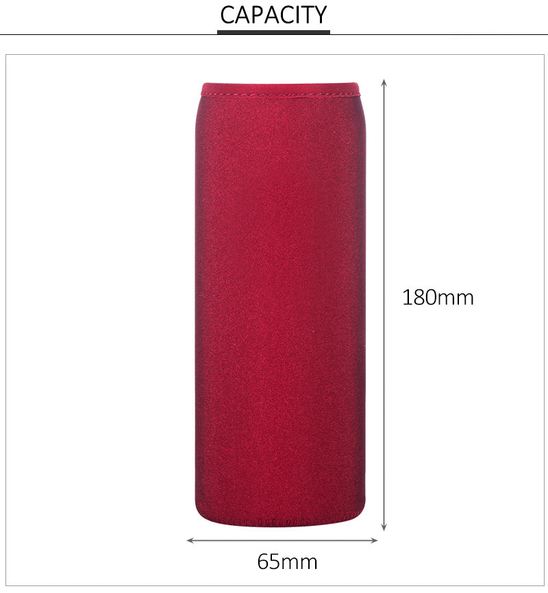 Pure Color 750ml Champagne Protector Wine Bottle Sleeve