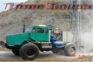 China Truck mounted drilling rig in desert wholesale