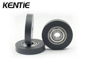 China 626ZZ 6x30x9mm Ball Bearing Pulley POM Flat Roller Wheels For Conveying Guide Rail wholesale