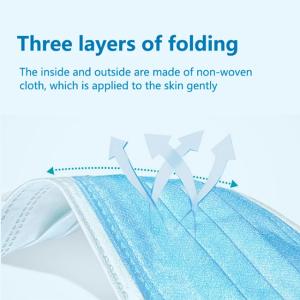 China 30pcs 3 Ply Nonwoven Disposable Medical Face Mask wholesale