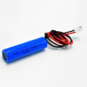 China Cylindrical Fire Exit Light Batteries LiFePO4 IFR18650 1600mAh 3.2V wholesale
