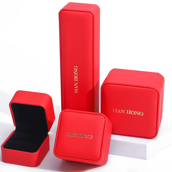 Custom Luxury Velvet Jewelry Packaging Box for Necklace and Bracelet Storage
