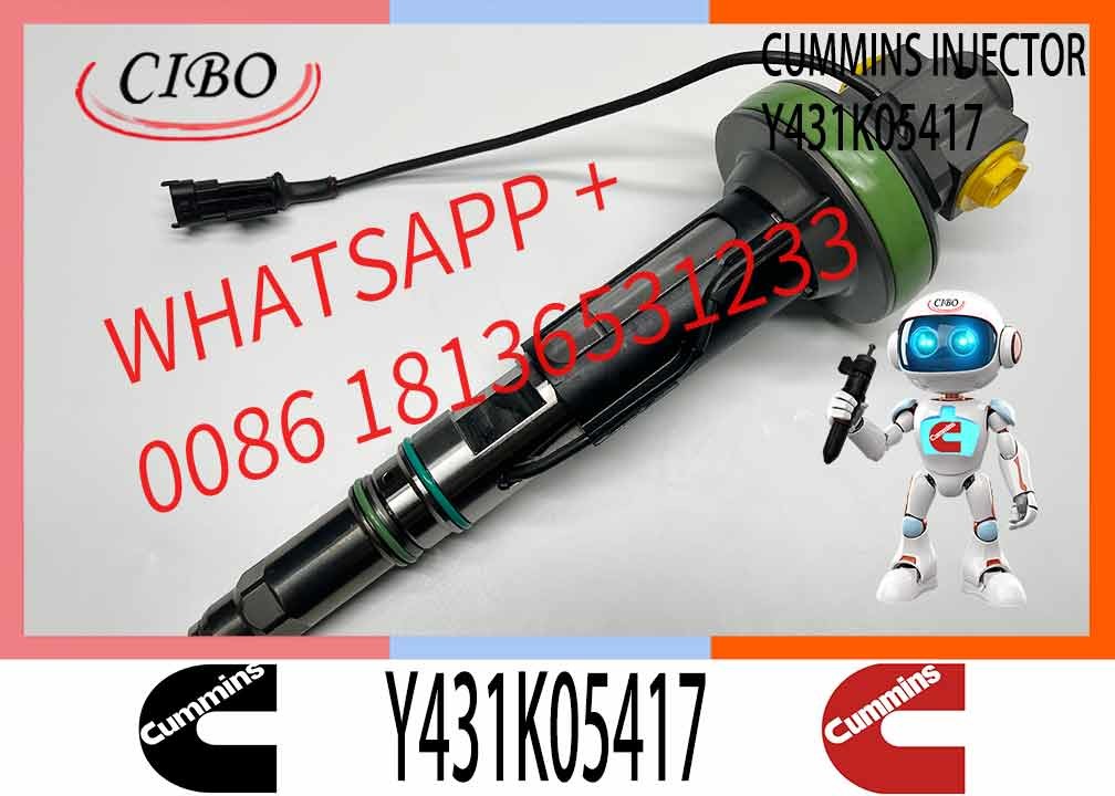 Y431K05417 QSK19 Diesel Engine Common Rail Fuel Injector Y431K05558 4964171