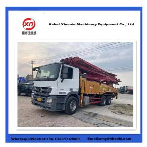 China DN125 Used Concrete Pump Truck Secondhand Putzmeister Mobile Concrete Pump wholesale