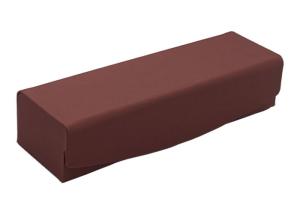 China Luxury Handmade Leather Metal Reading Glasses Case wholesale