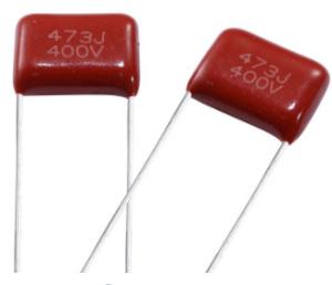 China CL21 473J400V metallized polyester film capacitor P15mm wholesale