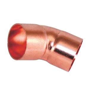 China Red Copper Refrigeration Pipe Fittings 45 Degree Elbow For Cooling Plumbing wholesale