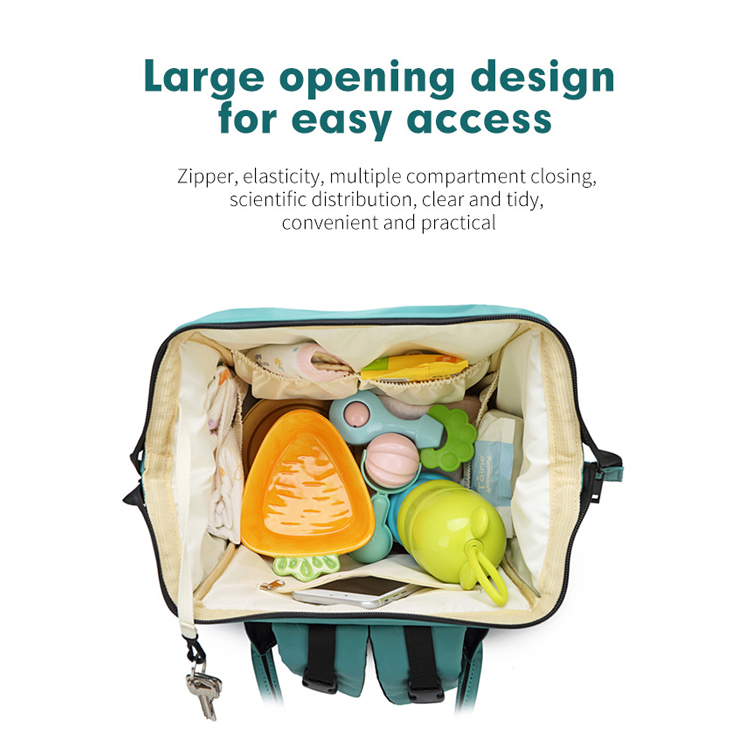 Factory Directory Cheap Mummy Baby Nappy Bag Large Capacity Women Travel Backpack Diaper Bag for Baby