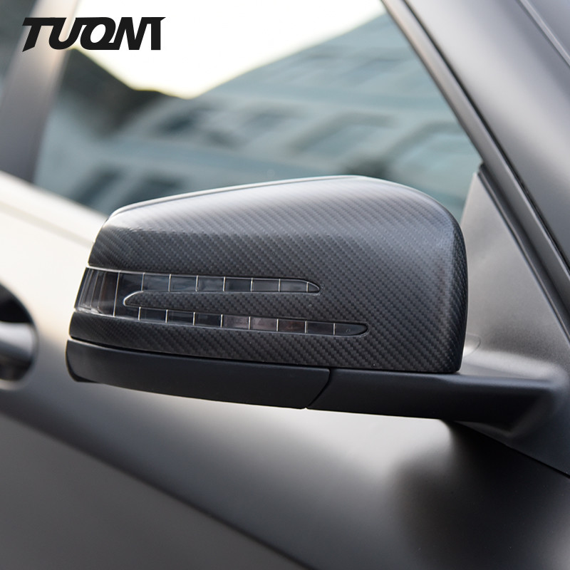 Vehicle Carbon Fiber Mirror Cover For Mercedes-Benz G Class W463 Side Rear View Mirror