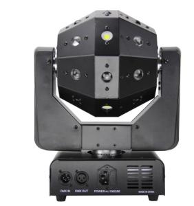 China New 16pcs 3w 3in1 led moving head beam ktv disco dj culb bar lighting R&amp;G laser lights wholesale