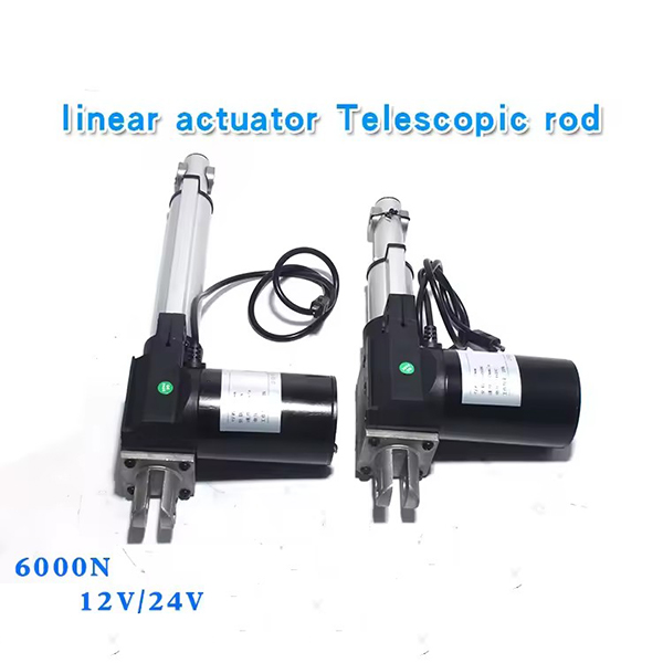 24V 6000N Linear Actuator 200mm 300mm 400mm 500mm Stroke Electric Linear Motor Telescopic Rod