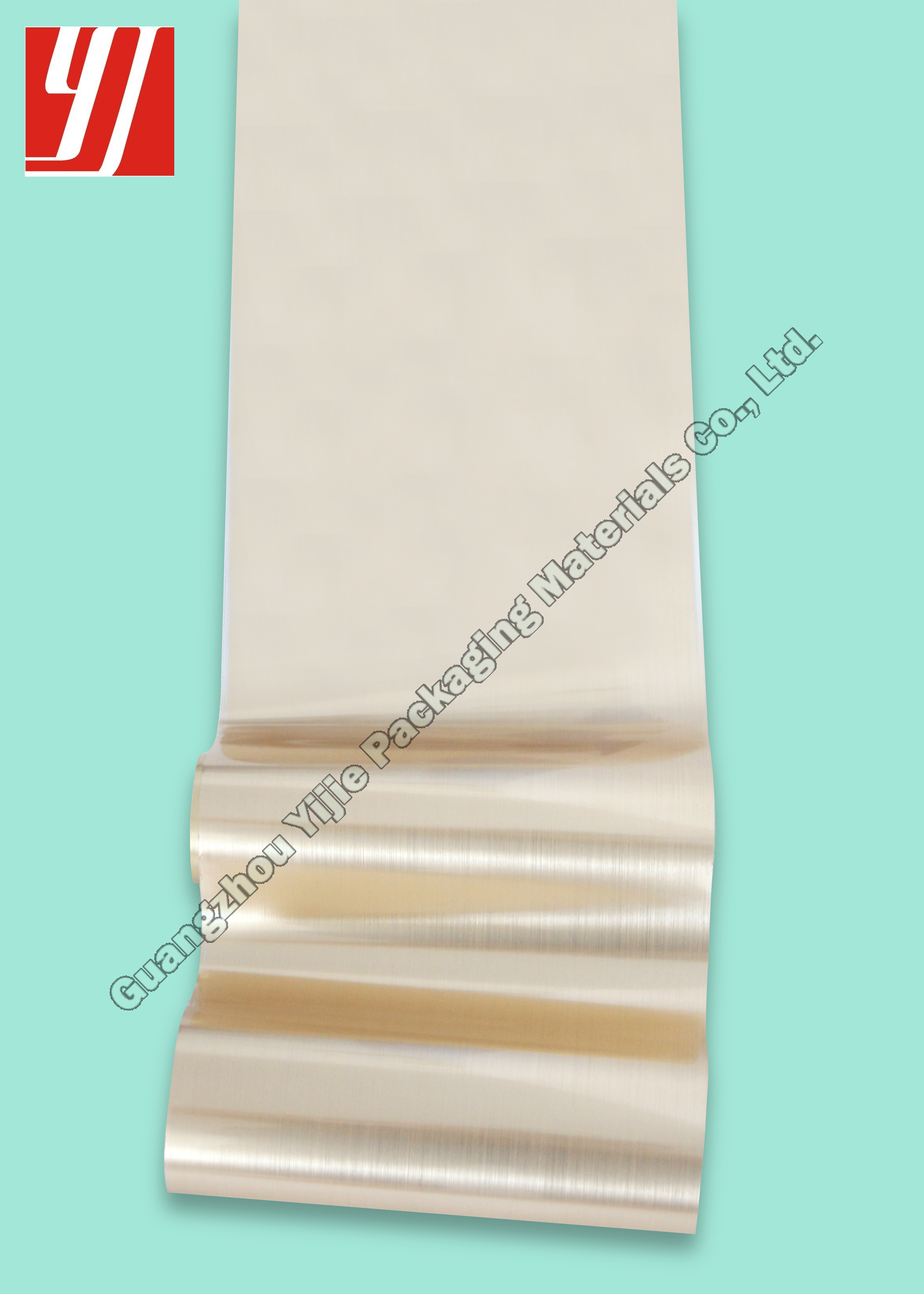 Brushed Gold Hot Stamping Foil For Beverage Medicine Packaging