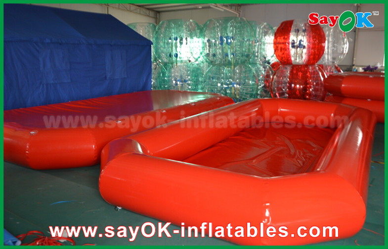 Inflatable Kids Toys Red PVC Inflatable Water Pool Air Tight Swimming Pond For Children Playing