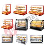 Fast Food Electric Food Warmer Display Pastry Showcase with 220V 250W Voltage