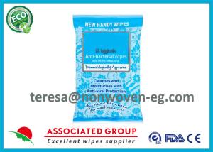China Hygienic Sanitizing Hand Wipes Individually Wrapped Dermatologically Approved wholesale