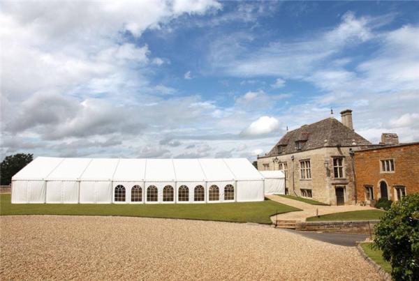 200 People Outdoor Party Tent Side Wall Windows Conveniently Erected Festival