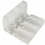 Customized 3 cavity clamshell clear pet Deep cavity seedling tray