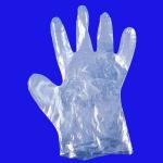 Transparent Disposable Safety Gloves , Disposable Polyethylene Gloves