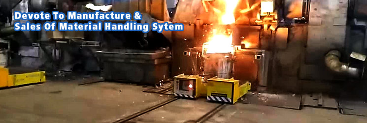 Hydraulic Lifting and Explosion-Roof Molten Steel Ladle Rail Transfer Cart for Iron and Steel Plant