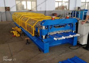 China Hydraulic Cutting 5.5kw Steel Roof Making Machine 6500mm Ag Panel Roll Former wholesale
