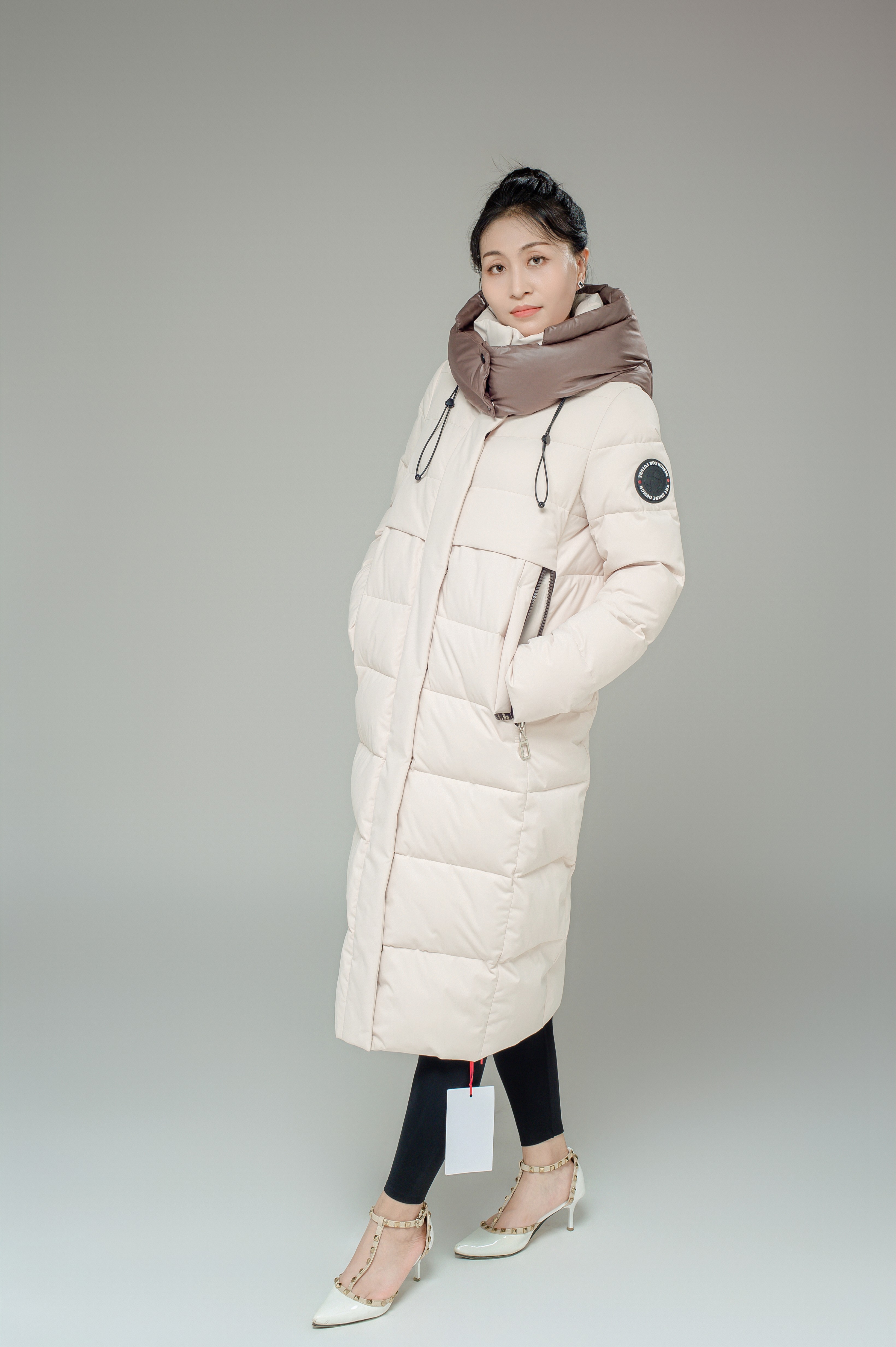 FODARLLOY 2022 Women's Hooded Warm Winter Thicken Fleece SS Collection Long Coats