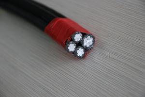 China Aluminum Conductors Pvc Insulation Quadruplex Service Drop Cable Acsr Supported wholesale