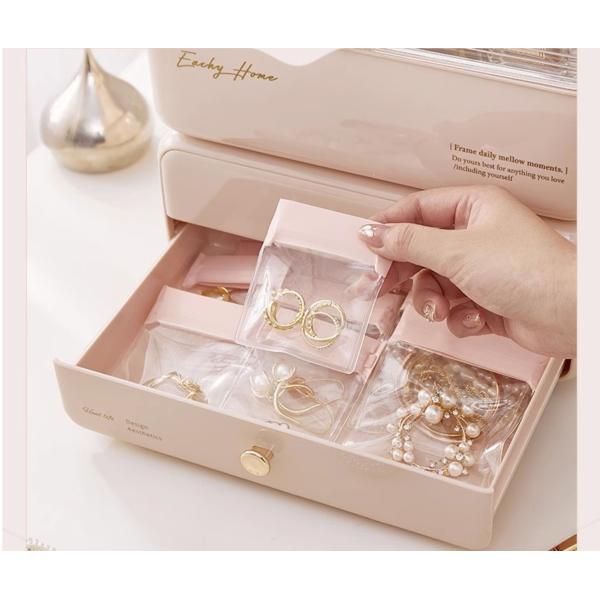 Frosted Waterproof, Mildew-Proof And Drop-Proof Zipper Transparent Storage Bag For Home Bedroom Office Organization Factory Direct Sales