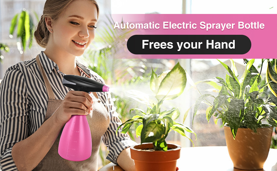 USB Charging Automatic Weed Sprayer Household 1L Indoor Plant Mister