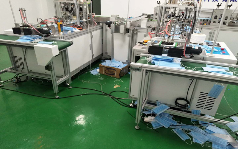 Full automatic auto folding mask making machine with high quality