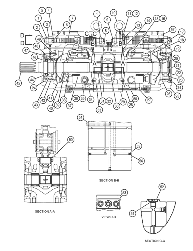 5698251 PUMP GP-HYDRAULIC Parts scheme