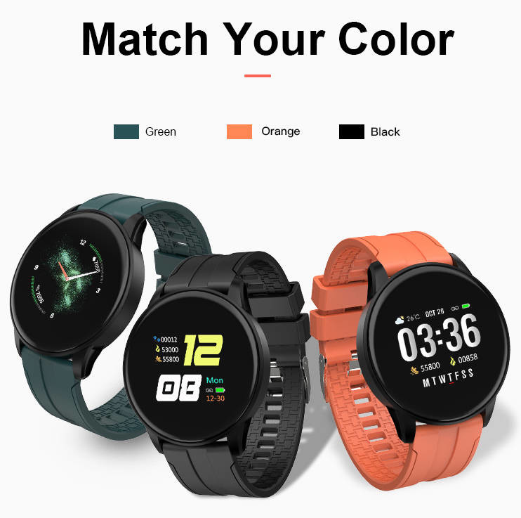 IP67 Bluetooth IOT Devices Screen Touch Smartwatch PPG Music Control For Women