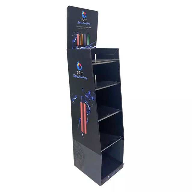 Custom Cardboard Shelf Display , Retail Cardboard POS Display