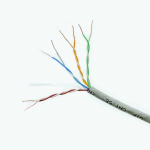 China Cat5e Lan Cable 4 Pair 24awg Unshielded Copper Wire Ethernet wholesale