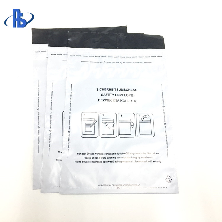 Small Tamper Evident Security Bags For Financial / Educational Institutions