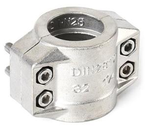 China EN14420 DIN 2817 Standard 22mm Hose Clamp Stainless Steel Bolt Clamps wholesale