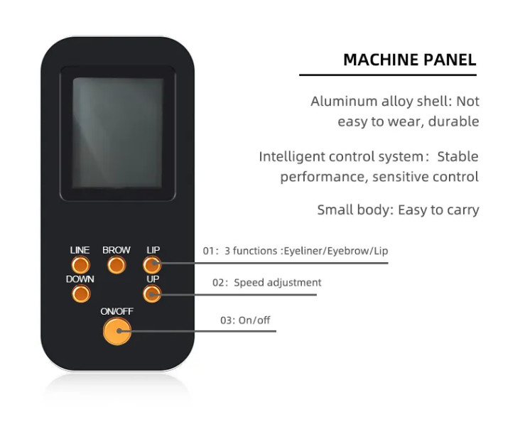 Permanent Makeup Digital Microblading Tattoo Machine 15 speed adjustment