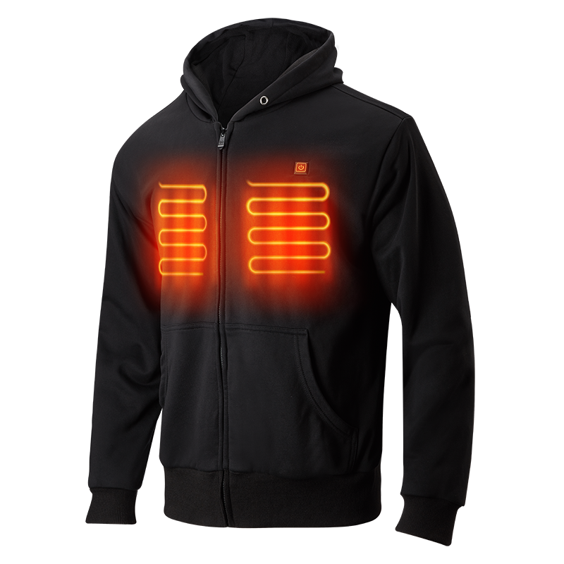 Man Snow Electronic Heating Hooded Children Battery Powered Electric Jacket
