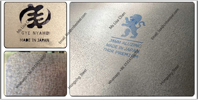 AZ150g 0.43x1200mm Galvalume steel coil / GL coils Az100g anti finger print