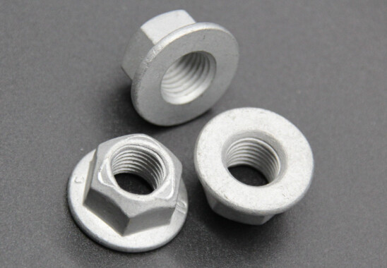 M6 Class 8 Prevailing Torque Type Hex Nut , Hardware Thin Lock Security Lock Nut